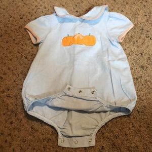 Pumpkin girl onezie